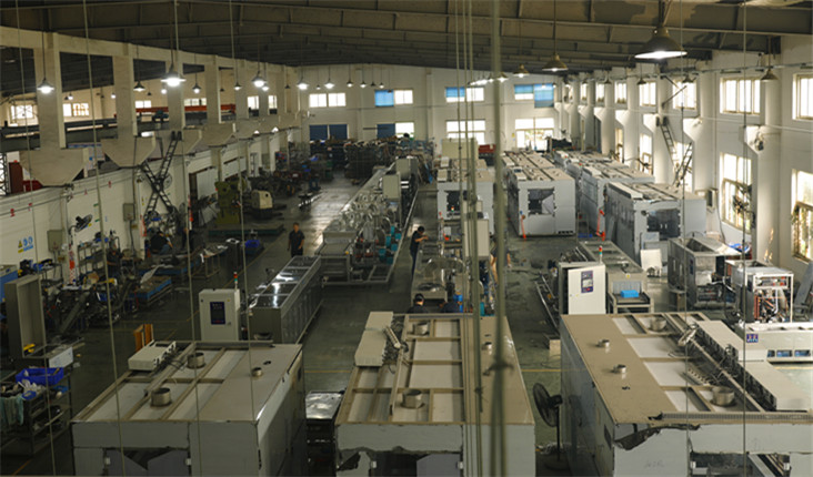 裝配車間實景—超聲波清洗機、噴淋清洗機制作中